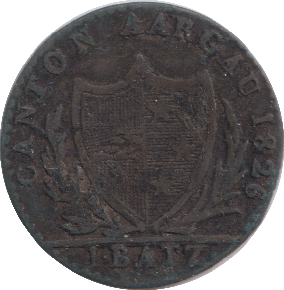 1826 ONE BATZ - WORLD COINS - Cambridgeshire Coins