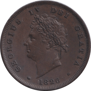 1826 PENNY ( EF ) - PENNY - Cambridgeshire Coins