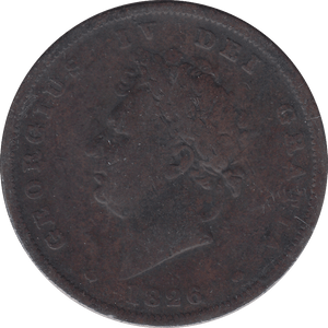 1826 PENNY ( FAIR ) - PENNY - Cambridgeshire Coins