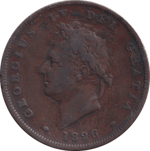 1826 PENNY ( FINE ) - Penny - Cambridgeshire Coins