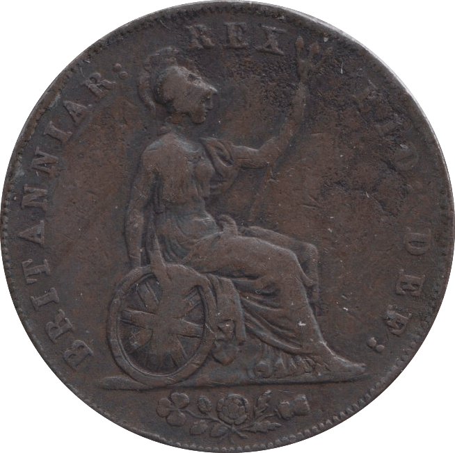 1826 PENNY GEORGE IV ( GF ) - PENNY - Cambridgeshire Coins