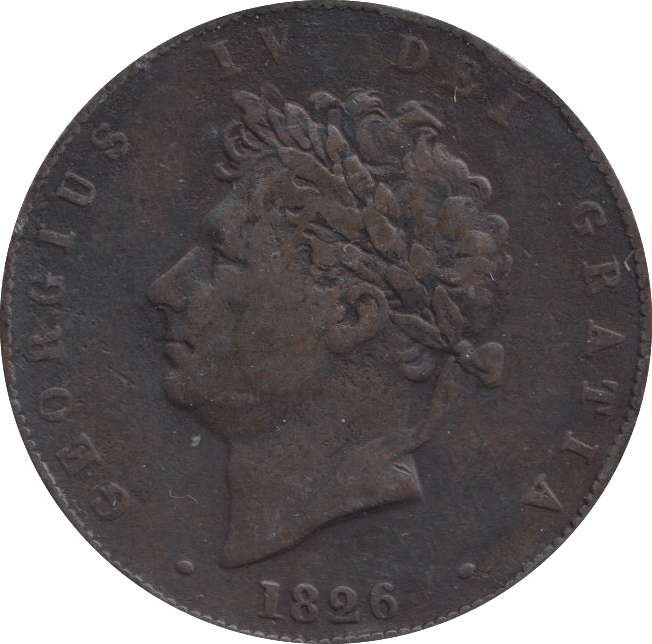 1826 PENNY GEORGE IV ( GF ) - PENNY - Cambridgeshire Coins