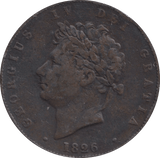 1826 PENNY GEORGE IV ( GF ) - PENNY - Cambridgeshire Coins