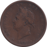 1826 PENNY ( NF ) - Penny - Cambridgeshire Coins