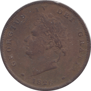 1826 PENNY ( VF ) - PENNY - Cambridgeshire Coins