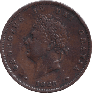 1826 PENNY ( VF ) - PENNY - Cambridgeshire Coins