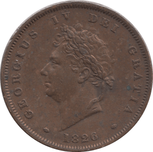 1826 PENNY ( VF ) - Penny - Cambridgeshire Coins