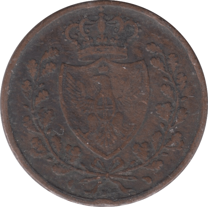 1826 SARDINIA 10 CENTESIMI - WORLD COINS - Cambridgeshire Coins