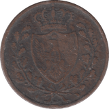 1826 SARDINIA 10 CENTESIMI - WORLD COINS - Cambridgeshire Coins