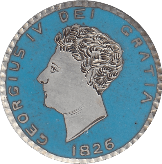 1826 SHILLING ENAMELLED ( VF) - SHILLING - Cambridgeshire Coins