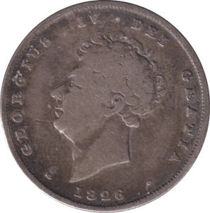 1826 SHILLING ( F ) - Shilling - Cambridgeshire Coins