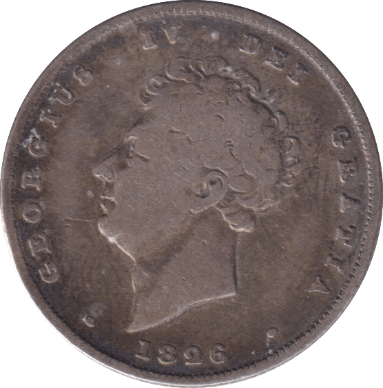 1826 SHILLING ( F ) - Shilling - Cambridgeshire Coins