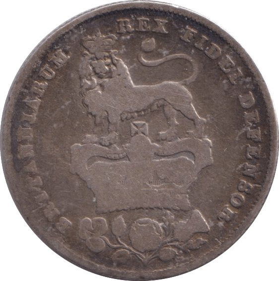 1826 SHILLING ( F ) - Shilling - Cambridgeshire Coins