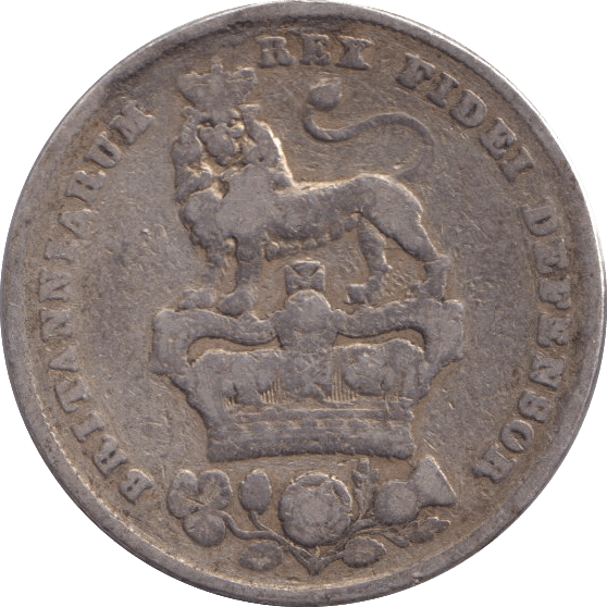 1826 SHILLING ( FINE ) - SHILLING - Cambridgeshire Coins