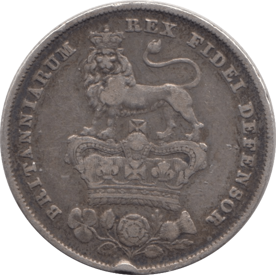 1826 SHILLING ( FINE ) - Shilling - Cambridgeshire Coins