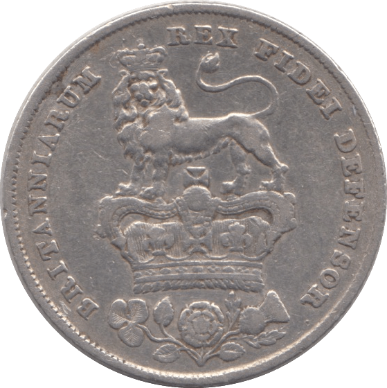 1826 SHILLING ( FINE ) - SHILLING - Cambridgeshire Coins