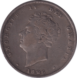 1826 SHILLING ( FINE ) - Shilling - Cambridgeshire Coins
