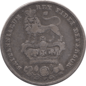 1826 SHILLING ( FINE ) - Shilling - Cambridgeshire Coins