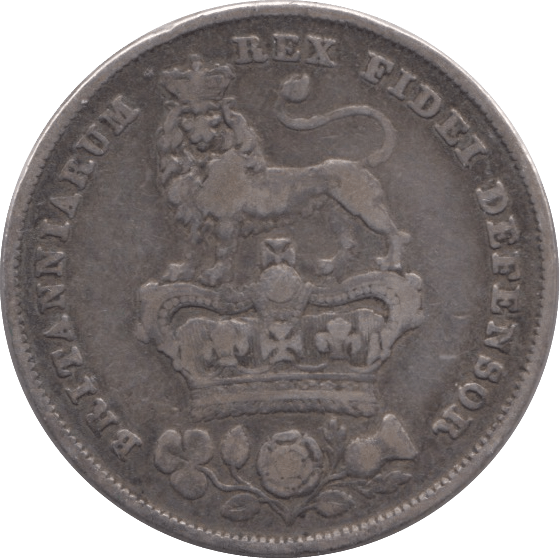 1826 SHILLING ( FINE ) - Shilling - Cambridgeshire Coins