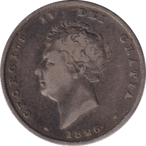 1826 SHILLING ( FINE ) - SHILLING - Cambridgeshire Coins
