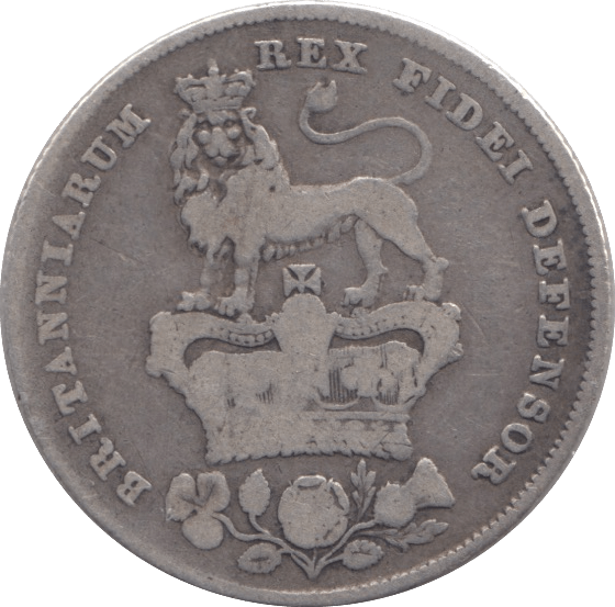 1826 SHILLING ( FINE ) - Shilling - Cambridgeshire Coins