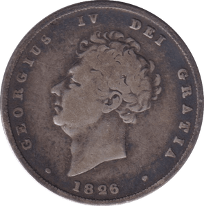 1826 SHILLING ( FINE ) - Shilling - Cambridgeshire Coins
