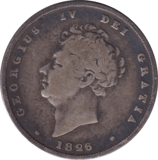 1826 SHILLING ( FINE ) - Shilling - Cambridgeshire Coins