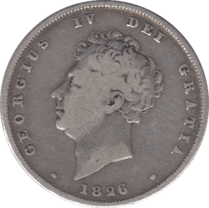 1826 SHILLING ( FINE ) - Shilling - Cambridgeshire Coins
