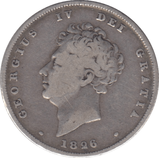 1826 SHILLING ( FINE ) - Shilling - Cambridgeshire Coins