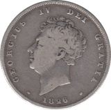 1826 SHILLING ( FINE ) - Shilling - Cambridgeshire Coins