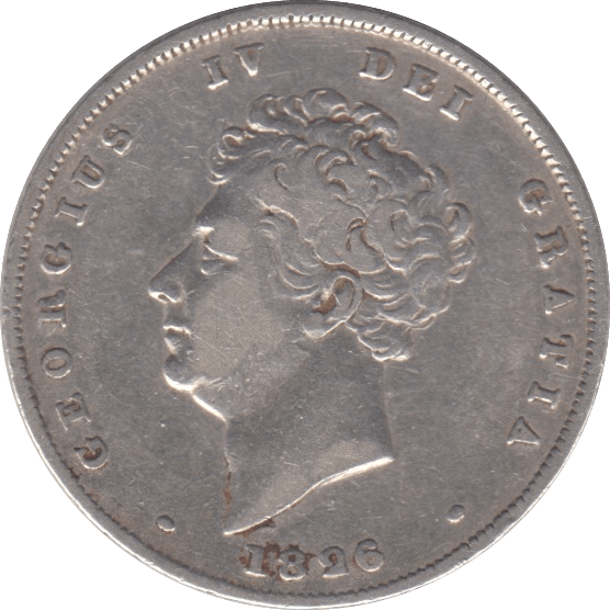 1826 SHILLING ( FINE ) - SHILLING - Cambridgeshire Coins