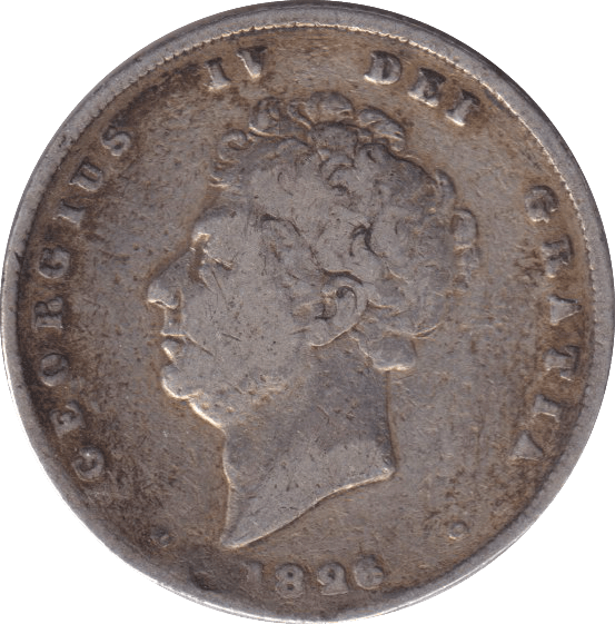 1826 SHILLING ( FINE ) - SHILLING - Cambridgeshire Coins