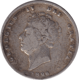 1826 SHILLING ( FINE ) - SHILLING - Cambridgeshire Coins