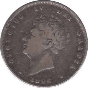 1826 SHILLING ( FINE ) - Shilling - Cambridgeshire Coins