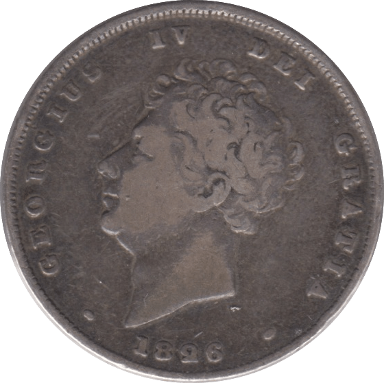 1826 SHILLING ( FINE ) - Shilling - Cambridgeshire Coins