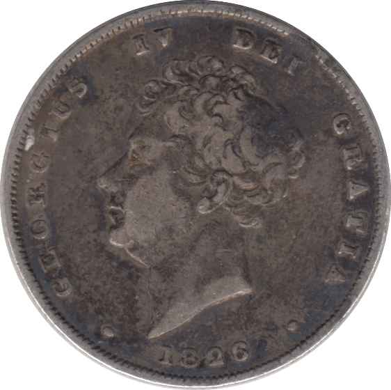 1826 SHILLING ( FINE ) - Shilling - Cambridgeshire Coins