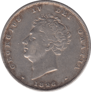 1826 SHILLING ( FINE ) - SHILLING - Cambridgeshire Coins