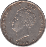 1826 SHILLING ( FINE ) - SHILLING - Cambridgeshire Coins