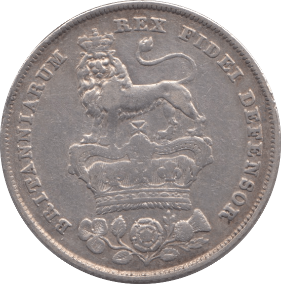 1826 SHILLING ( FINE ) - SHILLING - Cambridgeshire Coins