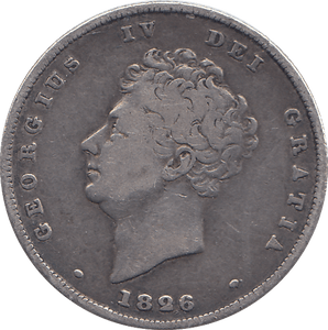 1826 SHILLING ( F) - SHILLING - Cambridgeshire Coins