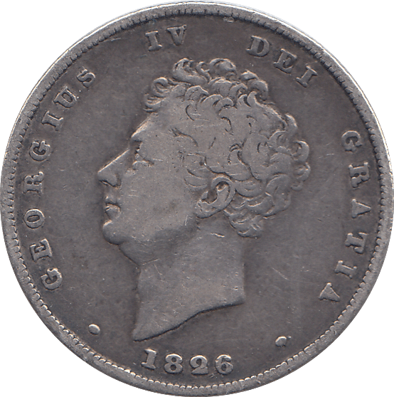 1826 SHILLING ( F) - SHILLING - Cambridgeshire Coins