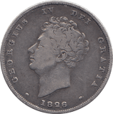 1826 SHILLING ( F) - SHILLING - Cambridgeshire Coins