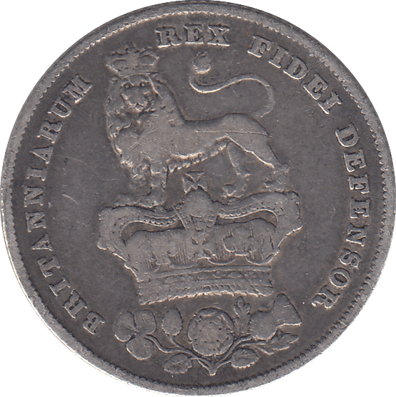 1826 SHILLING ( F) - SHILLING - Cambridgeshire Coins