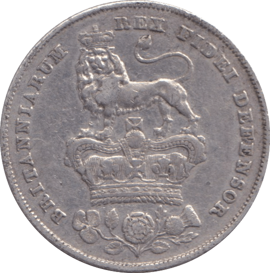 1826 SHILLING (GVF ) 3 - SHILLING - Cambridgeshire Coins