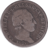 1826 SILVER LIRA SARDINIA - SILVER WORLD COINS - Cambridgeshire Coins