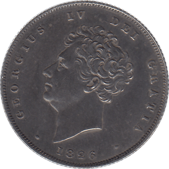 1826 SILVER SHILLING GEORGE IV ( UNC ) - SHILLING - Cambridgeshire Coins