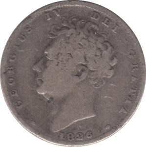 1826 SIXPENCE ( FAIR ) - Sixpence - Cambridgeshire Coins