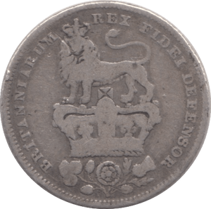 1826 SIXPENCE ( FAIR ) - Sixpence - Cambridgeshire Coins