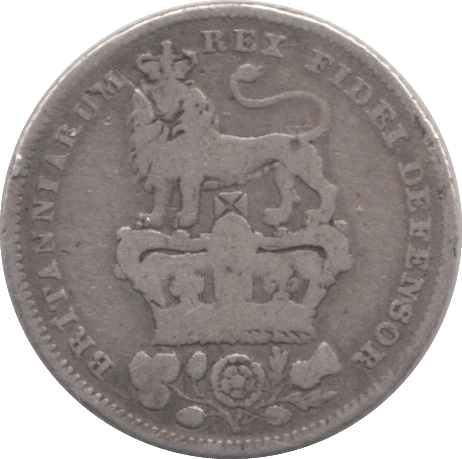 1826 SIXPENCE ( FAIR ) - Sixpence - Cambridgeshire Coins