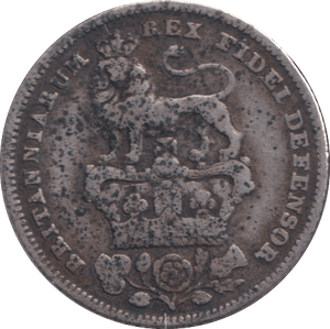 1826 SIXPENCE ( FINE ) - SIXPENCE - Cambridgeshire Coins
